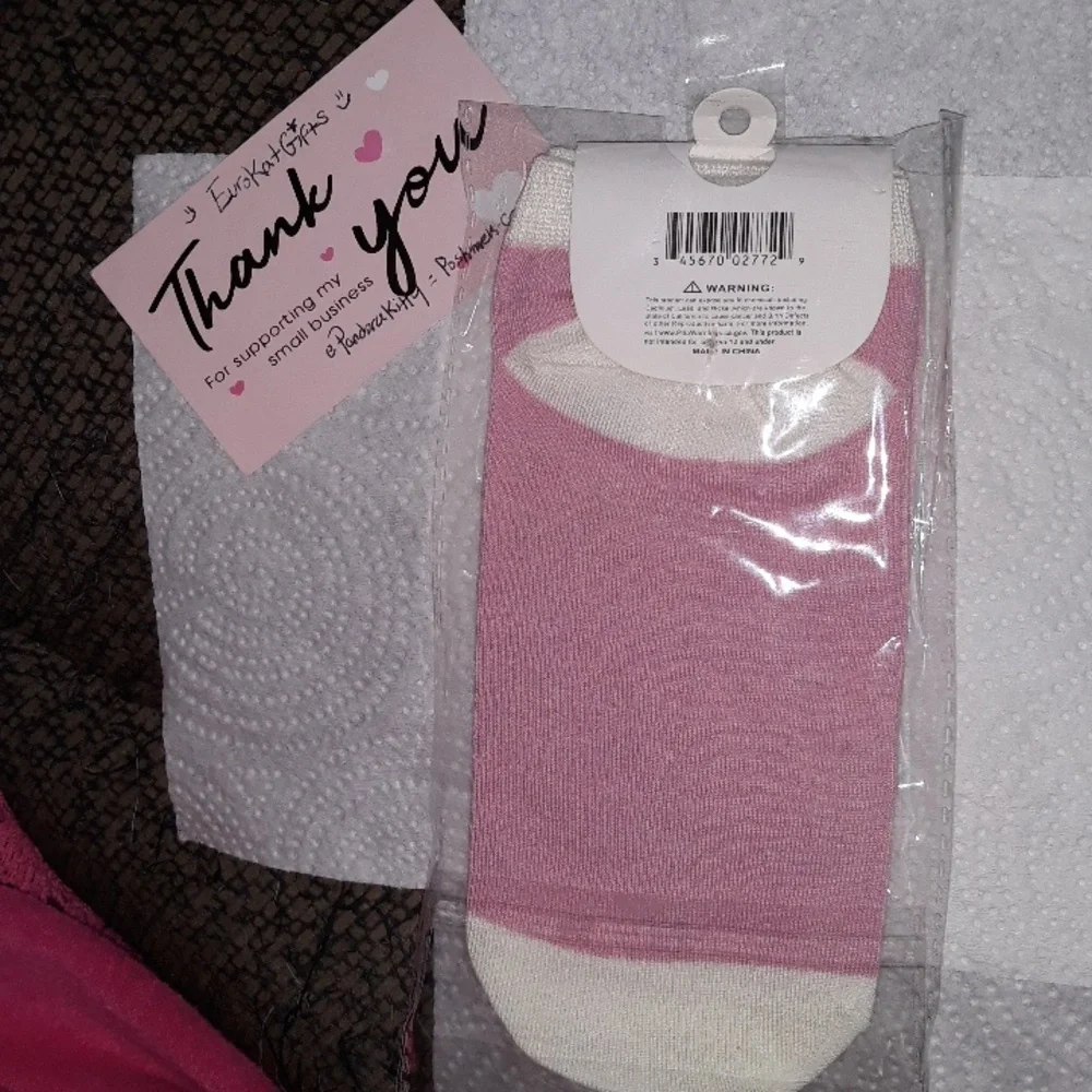 LABUBU Character Socks Biker Pink Brown NEW in pkg 1 pr size 5-10 Adult NWT
